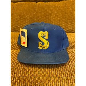Vintage Seattle Mariners Baseball MLB Snapback Hat